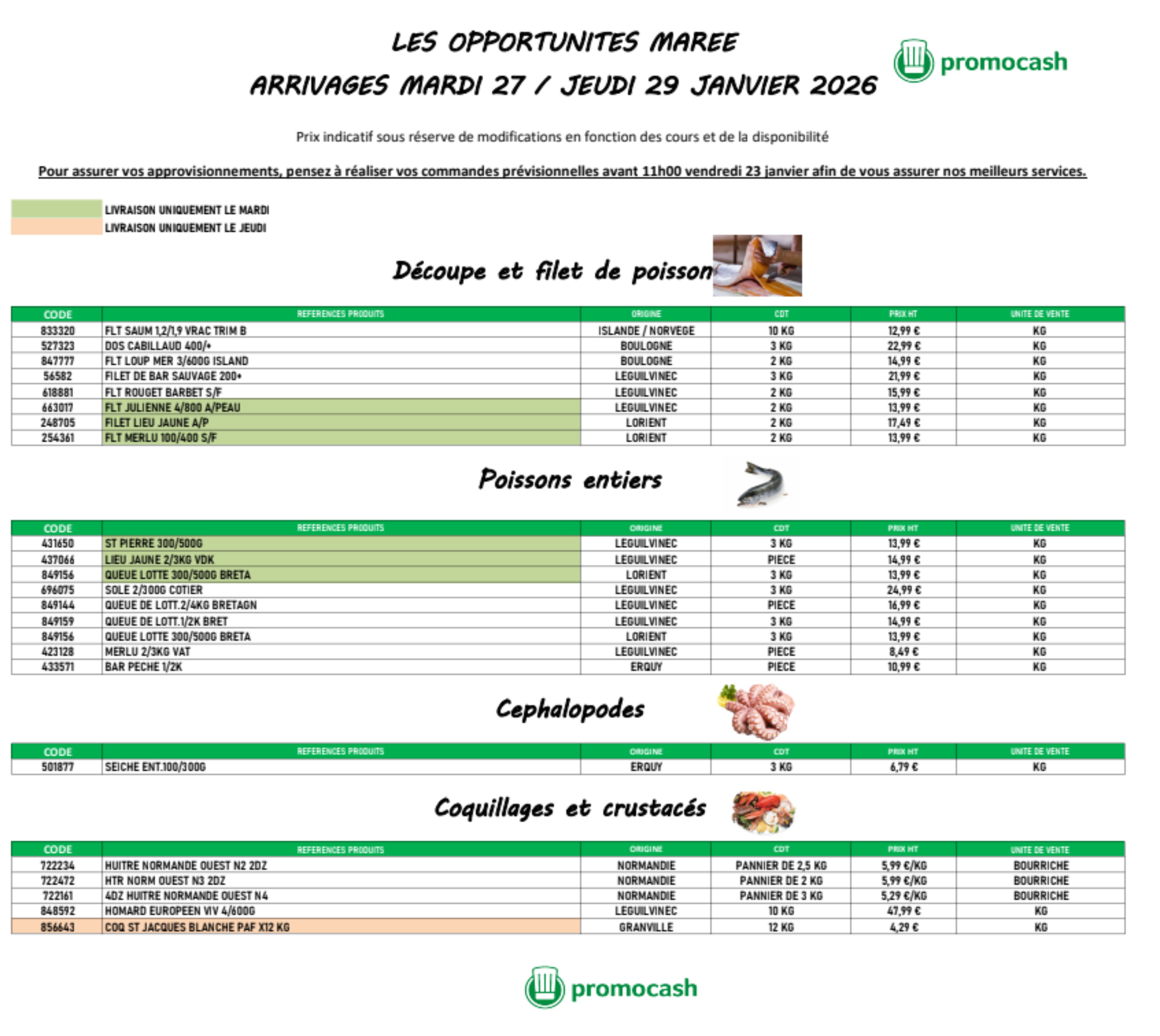 Découvrez les promotions & Inspirations Promocash